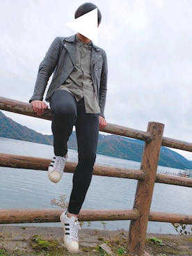 むかいさんさん（メンズ・175cm）の秋コーディネート