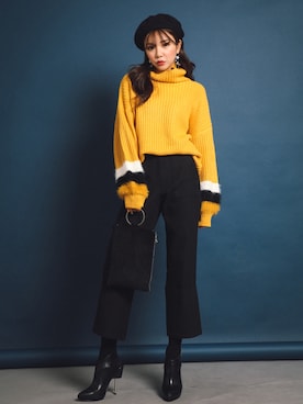 「GIRLSRULEのアイテム」を使った、GIRLS RULEさん（レディース・165cm）の冬コーディネート