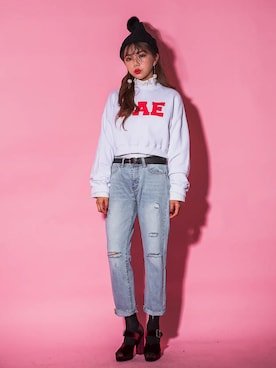 「GIRLSRULEのアイテム」を使った、GIRLS RULEさん（レディース・165cm）の冬コーディネート