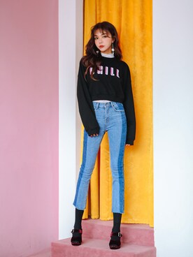 「GIRLSRULEのアイテム」を使った、GIRLS RULEさん（レディース・165cm）の冬コーディネート