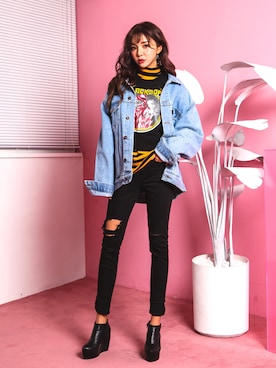 「GIRLSRULEのアイテム」を使った、GIRLS RULEさん（レディース・165cm）の冬コーディネート