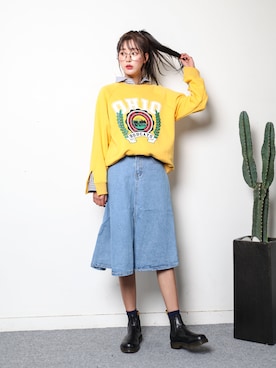 「GIRLSRULEのアイテム」を使った、GIRLS RULEさん（レディース・165cm）の春コーディネート