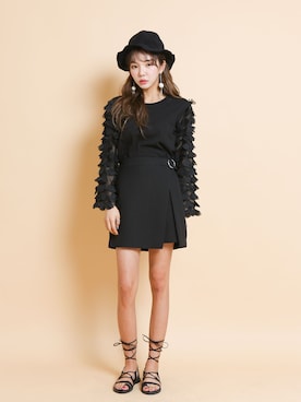 「GIRLSRULEのアイテム」を使った、GIRLS RULEさん（レディース・165cm）の春コーディネート