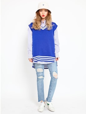 「GIRLSRULEのアイテム」を使った、GIRLS RULEさん（レディース・165cm）の春コーディネート