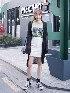 「GIRLSRULEのアイテム」を使った、GIRLS RULEさん（レディース・165cm）の春コーディネート