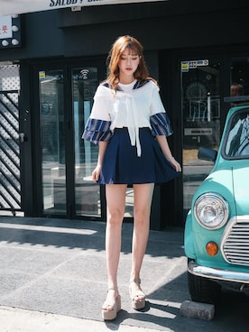 「GIRLSRULEのアイテム」を使った、GIRLS RULEさん（レディース・165cm）の春コーディネート