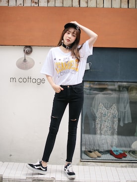 「GIRLSRULEのアイテム」を使った、GIRLS RULEさん（レディース・165cm）の春コーディネート