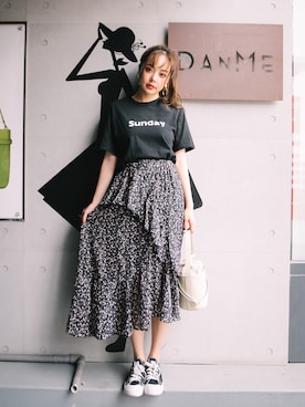 「GIRLSRULEのアイテム」を使った、GIRLS RULEさん（レディース・165cm）の春コーディネート