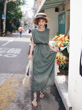 「オルチャンファッション」｜GIRLS RULEさん（レディース・165cm）の春コーディネート