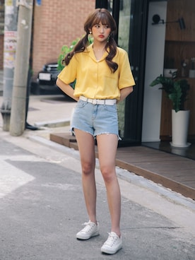 「GIRLSRULEのアイテム」を使った、GIRLS RULEさん（レディース・165cm）の夏コーディネート