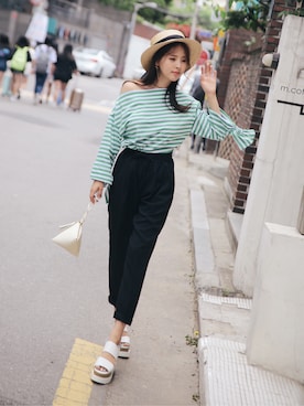 「daily look」｜GIRLS RULEさん（レディース・165cm）の夏コーディネート