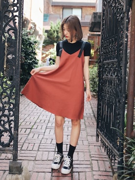 「GIRLSRULEのアイテム」を使った、GIRLS RULEさん（レディース・165cm）の夏コーディネート