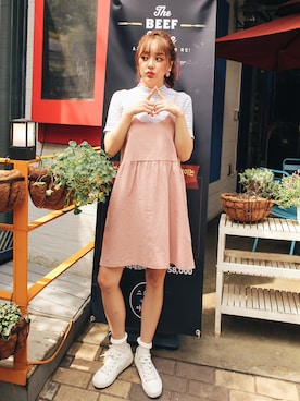 「GIRLSRULEのアイテム」を使った、GIRLS RULEさん（レディース・165cm）の夏コーディネート