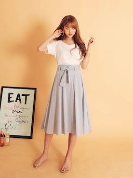 「GIRLSRULEのアイテム」を使った、GIRLS RULEさん（レディース・165cm）の夏コーディネート