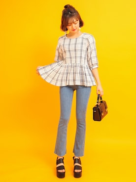 「daily look」｜GIRLS RULEさん（レディース・165cm）の夏コーディネート