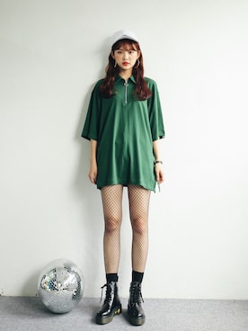 「GIRLSRULEのアイテム」を使った、GIRLS RULEさん（レディース・165cm）の夏コーディネート