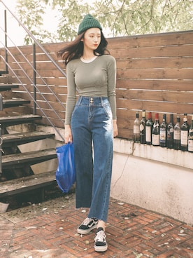 「GIRLSRULEのアイテム」を使った、GIRLS RULEさん（レディース・165cm）の秋コーディネート