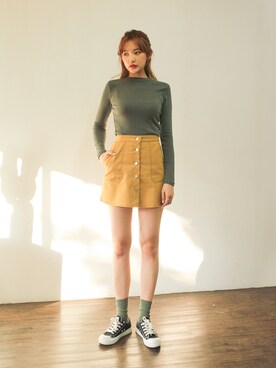 「GIRLSRULEのアイテム」を使った、GIRLS RULEさん（レディース・165cm）の秋コーディネート