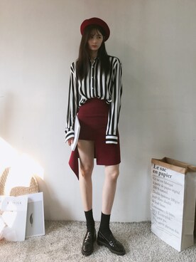 「GIRLSRULEのアイテム」を使った、GIRLS RULEさん（レディース・165cm）の秋コーディネート