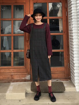 「GIRLSRULEのアイテム」を使った、GIRLS RULEさん（レディース・165cm）の秋コーディネート