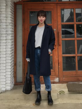 「GIRLSRULEのアイテム」を使った、GIRLS RULEさん（レディース・165cm）の秋コーディネート