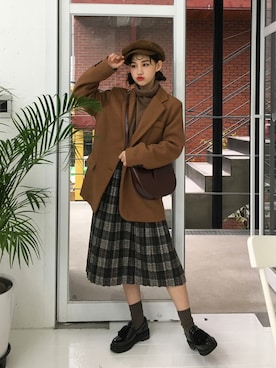 「GIRLSRULEのアイテム」を使った、GIRLS RULEさん（レディース・165cm）の秋コーディネート