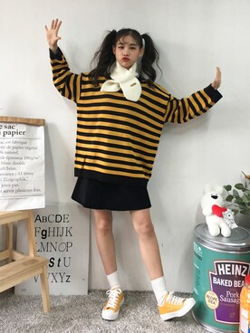 「GIRLSRULEのアイテム」を使った、GIRLS RULEさん（レディース・165cm）の秋コーディネート