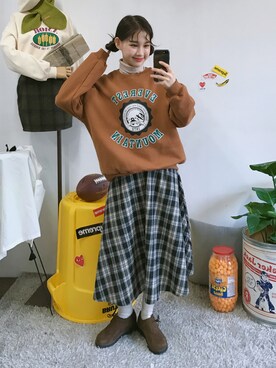 「GIRLSRULEのアイテム」を使った、GIRLS RULEさん（レディース・165cm）の秋コーディネート