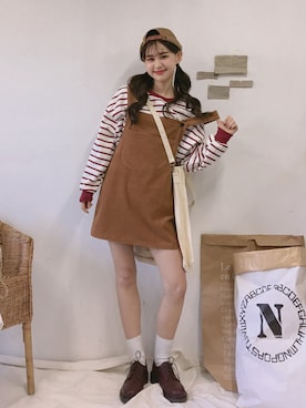 「GIRLSRULEのアイテム」を使った、GIRLS RULEさん（レディース・165cm）の秋コーディネート