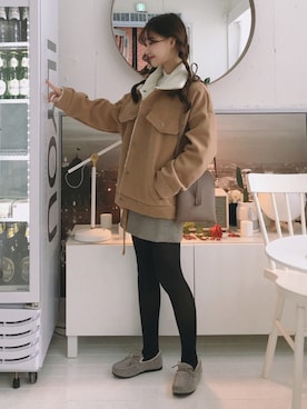 「GIRLSRULEのアイテム」を使った、GIRLS RULEさん（レディース・165cm）の冬コーディネート