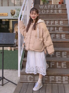 「GIRLSRULEのアイテム」を使った、GIRLS RULEさん（レディース・165cm）の冬コーディネート