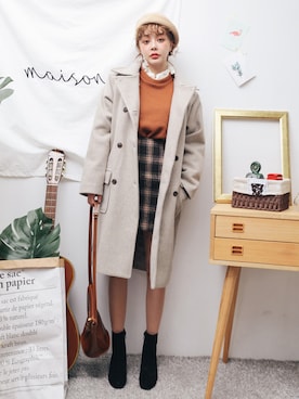 「GIRLSRULEのアイテム」を使った、GIRLS RULEさん（レディース・165cm）の冬コーディネート