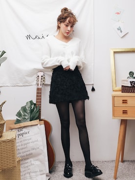 「GIRLSRULEのアイテム」を使った、GIRLS RULEさん（レディース・165cm）の冬コーディネート