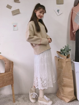 「GIRLSRULEのアイテム」を使った、GIRLS RULEさん（レディース・165cm）の冬コーディネート