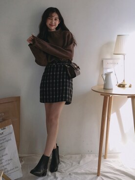 「GIRLSRULEのアイテム」を使った、GIRLS RULEさん（レディース・165cm）の冬コーディネート