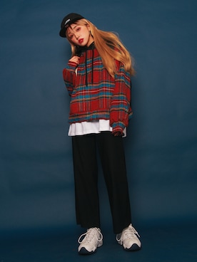 「韓国ファッション」｜GIRLS RULEさん（レディース・165cm）の冬コーディネート