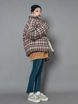 「アイテム（Tシャツ/カットソー、その他）」を使った、GIRLS RULEさん（レディース・165cm）の冬コーディネート