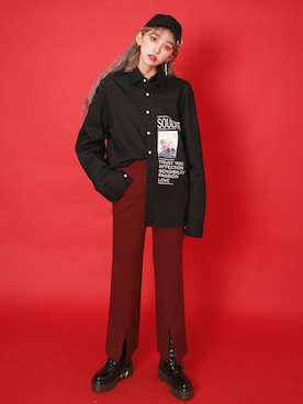 「GIRLSRULEのアイテム」を使った、GIRLS RULEさん（レディース・165cm）の冬コーディネート