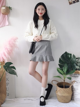 「GIRLSRULEのアイテム」を使った、GIRLS RULEさん（レディース・165cm）の春コーディネート