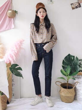 「GIRLSRULEのアイテム」を使った、GIRLS RULEさん（レディース・165cm）の春コーディネート