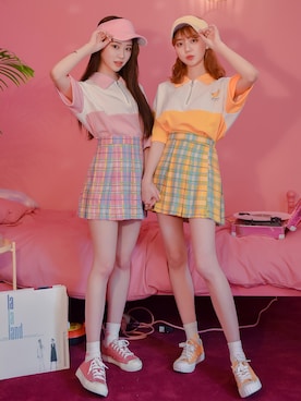 「GIRLSRULEのアイテム」を使った、GIRLS RULEさん（レディース・165cm）の夏コーディネート