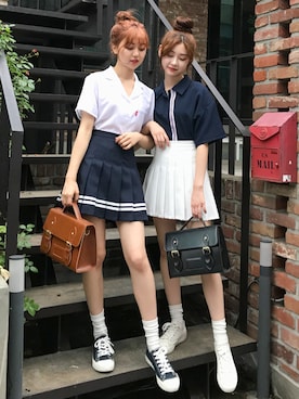 「GIRLSRULEのアイテム」を使った、GIRLS RULEさん（レディース・165cm）の夏コーディネート