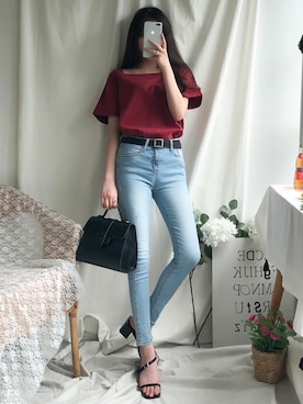 「GIRLSRULEのアイテム」を使った、GIRLS RULEさん（レディース・165cm）の夏コーディネート