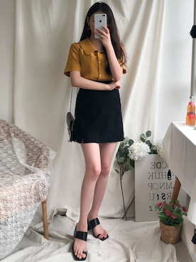 「GIRLSRULEのアイテム」を使った、GIRLS RULEさん（レディース・165cm）の夏コーディネート