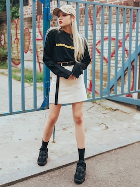 「GIRLSRULEのアイテム」を使った、GIRLS RULEさん（レディース・165cm）の夏コーディネート