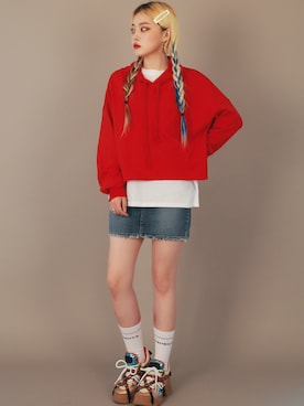 「GIRLSRULEのアイテム」を使った、GIRLS RULEさん（レディース・165cm）の夏コーディネート