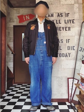 「POINTER（ポインター ）のアイテム」を使った、PWさん（メンズ・175cm）の冬コーディネート
