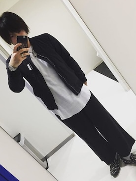 「MK MICHEL KLEIN HOMME （エムケーミッシェルクランオム）のアイテム（ジャケット/アウター）」を使った、YU-JIさん（メンズ・175cm）の秋コーディネート