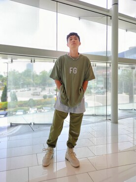 「fog（フォグ）のアイテム」を使った、山本さん（メンズ・170cm）の春コーディネート