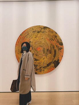「RAY CASSIN（レイカズン）のアイテム（その他アウター）」を使った、CCさん（レディース・172cm）の冬コーディネート